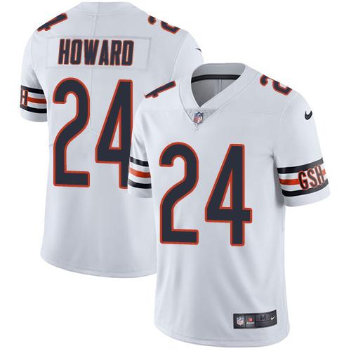 Nike Bears #24 Jordan Howard White Youth Stitched NFL Vapor Untouchable Limited Jersey